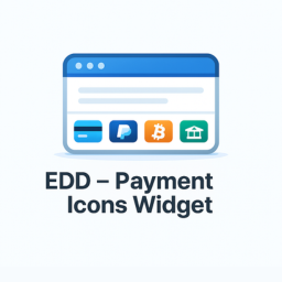 Easy Digital Downloads – Payment Icons Widget icon