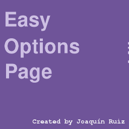 Easy Options Page icon