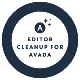 Editor Cleanup For Avada: FDP add-on to cleanup the Avada frontend editor icon
