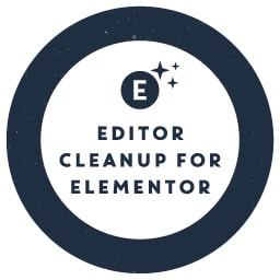 Editor Cleanup For Elementor: clean up and solve plugin conflicts with the Elementor editor icon