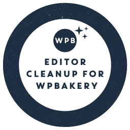 Editor Cleanup For WPBakery: FDP add-on to clean up the WPBakery frontend editor icon