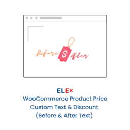 ELEX WooCommerce Product Price Custom Text (Before & After Text) and Discount icon