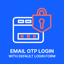 Email OTP Login with default login form icon
