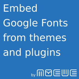 Embed Google Fonts icon