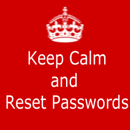 Emergency password reset icon