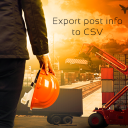 Export Post Info icon