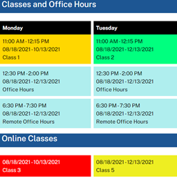 Faculty Weekly Schedule icon