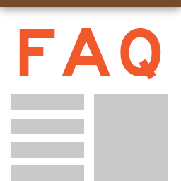 FAQ with categories icon