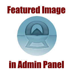 Featured Image in Admin Panel icon