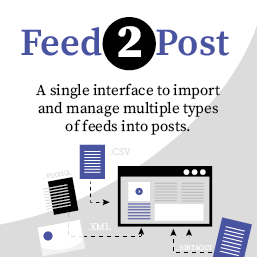 Feed2Post – Import feeds as posts and users icon