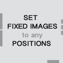 Fixed image all Position drag and Drop icon