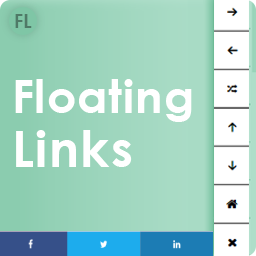 Floating Social Share Icons and Social Share buttons – Next Previous Post Links – FL icon