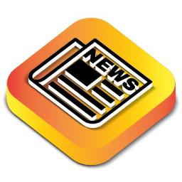 Floating News Headline icon