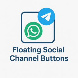 Floating Social Channel Buttons icon