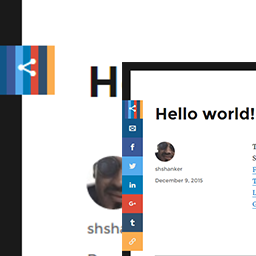 Floating Social Share Bar (Lizard) icon