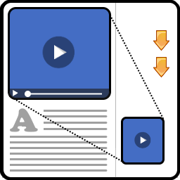 Floating Video icon