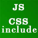 Footer header JS & CSS icon
