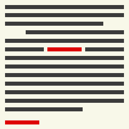 Footnotation icon