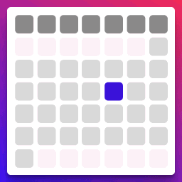 Events: Calendar, Boxes, and List icon