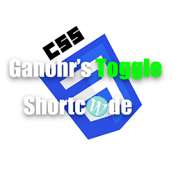 Ganohrs Toggle Shortcode icon