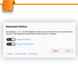 GDPR Notice icon