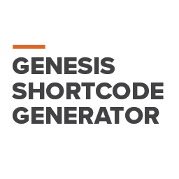 Genesis Shortcode Generator icon