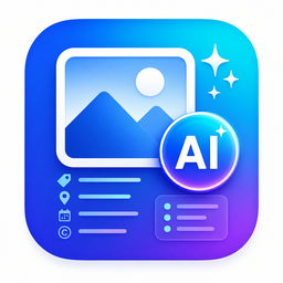 GlobalDev AI Image Metadata icon