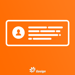Gosign – Contact Person Box Block icon