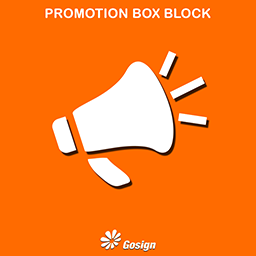 Gosign – Promo Box Block icon