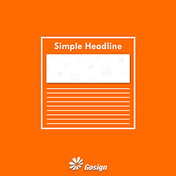 Gosign – Simple Teaser Block icon