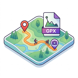 GPX Route Map icon
