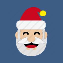 Happy Santa icon