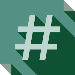 Hashtag icon