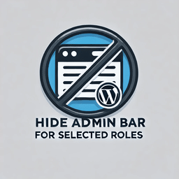 Hide Admin Bar for Selected Roles icon