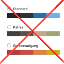 Hide color options icon