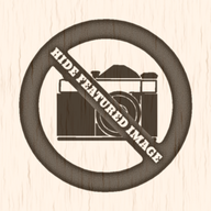 Hide Featured Image icon