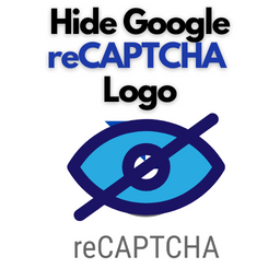 Hide Google reCAPTCHA Logo icon