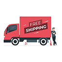 Hide Shipping if Free icon
