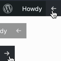 Hide WP Toolbar icon