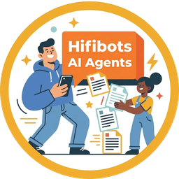 HiFiBots AI Agents – AI Content Writer, Chatbot & Inline Editor icon
