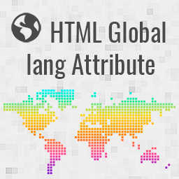HTML Global lang Attribute icon