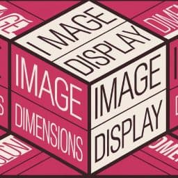 Image Dimensions Display icon