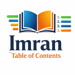 Imran Table of Contents icon