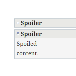 Inline Spoilers icon