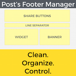 Posts Footer Manager icon
