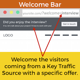 Welcome Bar icon