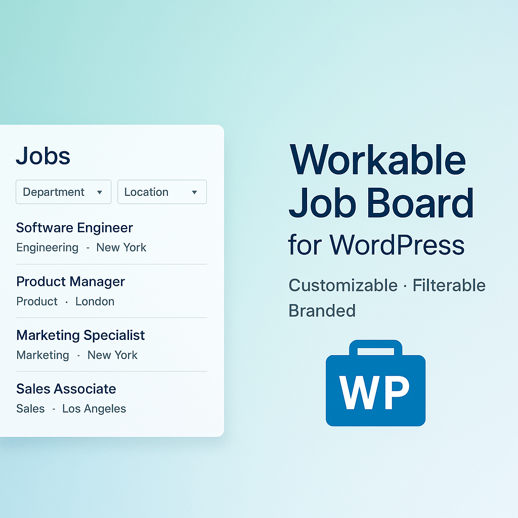 Job Board for Workable icon
