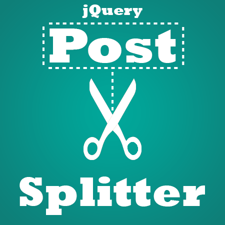 jQuery Post Splitter icon