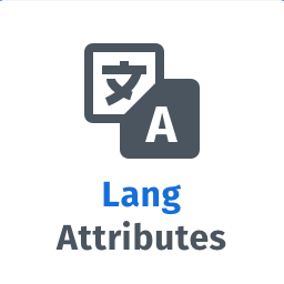 Juiz Lang Attribute icon