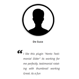 Kento Testimonial Slider icon